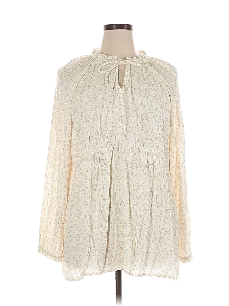 Pre-owned Sonoma Goods For Life Casual Dress In White