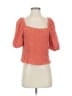 Ann Taylor LOFT 100% Rayon Orange Short Sleeve Top Size XS - photo 1