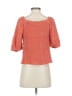Ann Taylor LOFT 100% Rayon Orange Short Sleeve Top Size XS - photo 2