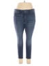SLINK Jeans Solid Blue Jeans Size 16 - photo 1