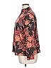 Vicki Wayne Floral Black Long Sleeve Blouse Size XL (petite) - photo 5
