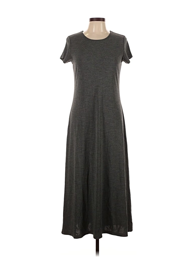 Pre-owned Liz Claiborne Collection Casual Dress In Gray