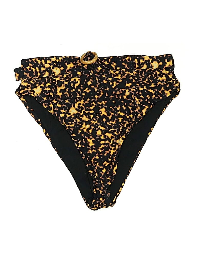 Pre-owned Weworewhat Swimsuit Bottoms In Gold