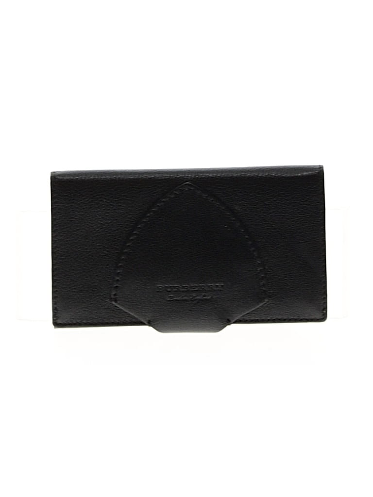 Click to view more detailed imagery on our partner's website Pre-owned Burberry Leather Wallet In Black