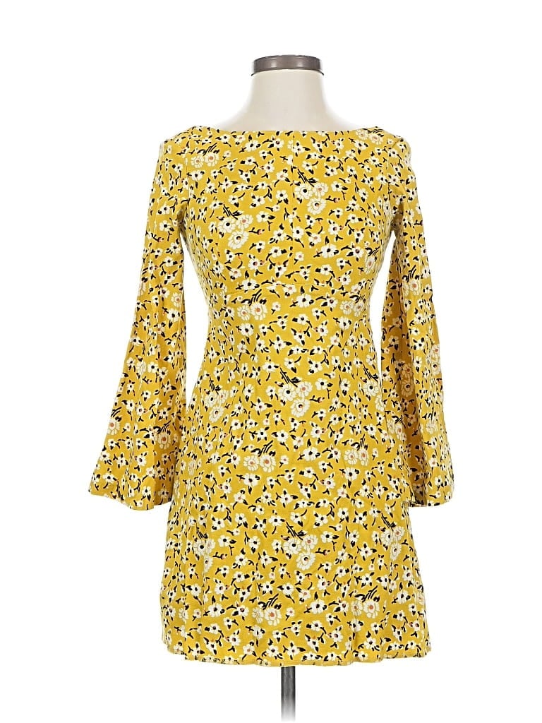 Pre-owned Trafaluc By Zara Kimono In Yellow