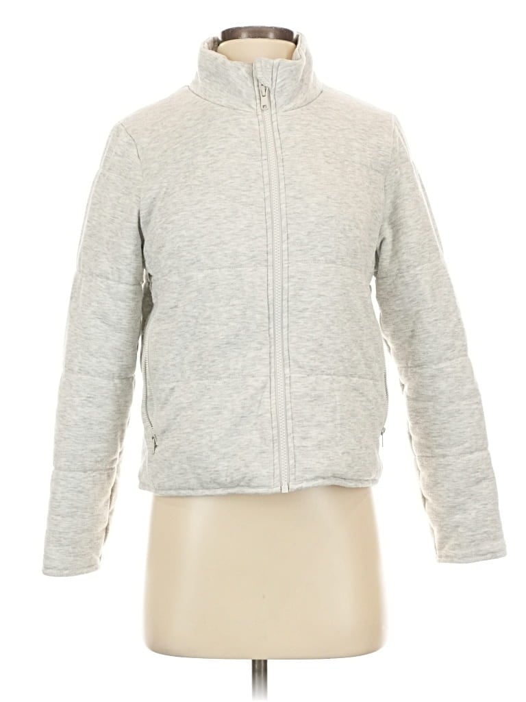 Pre-owned Three Dots Jacket In Gray