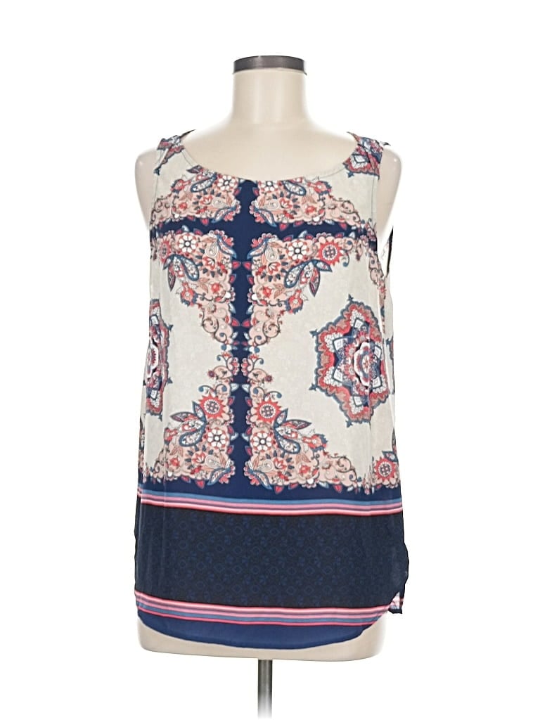 Pre-owned 41hawthorn Sleeveless Blouse In White