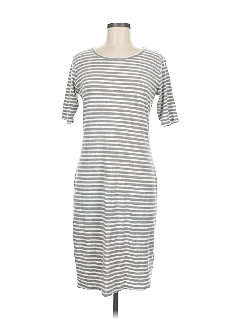 Pre-owned Lularoe Casual Dress In Gray