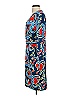 Escada 100% Polyamide Paisley Blue Casual Dress Size EU 36 / US 6 - photo 5