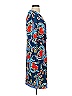 Escada 100% Polyamide Paisley Blue Casual Dress Size EU 36 / US 6 - photo 4