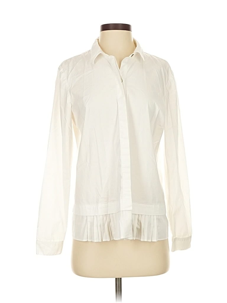 Click to view more detailed imagery on our partner's website Pre-owned Jjill Long Sleeve Blouse In White