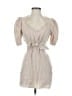 Zara Checkered-gingham Tan Casual Dress Size S - photo 1