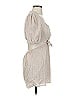 Zara Checkered-gingham Tan Casual Dress Size S - photo 4