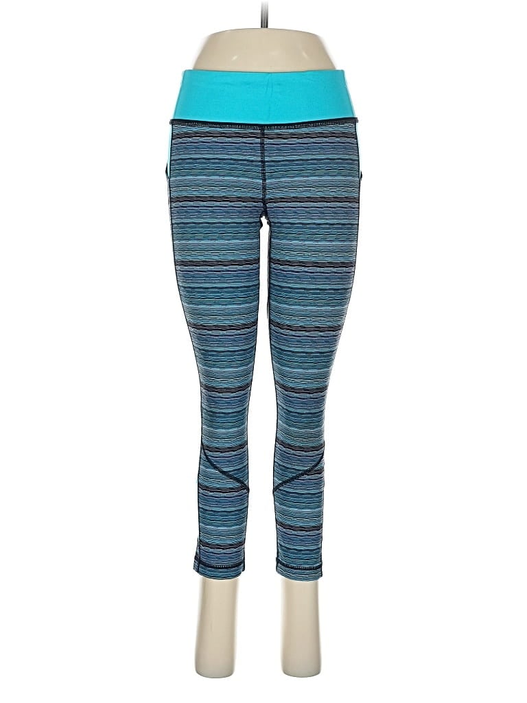 Pre-owned Lululemon Athletica Yoga Pants In Blue