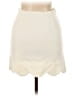 Aqua Solid Ivory Formal Skirt Size M - photo 2