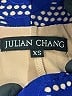 Julian Chang Paisley Blue Casual Pants Size XS - photo 4