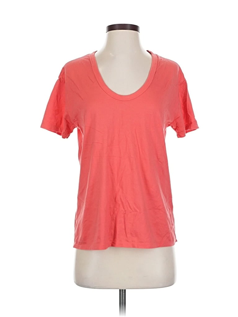 Pre-owned Adriano Goldschmied Short Sleeve T-shirt In Red