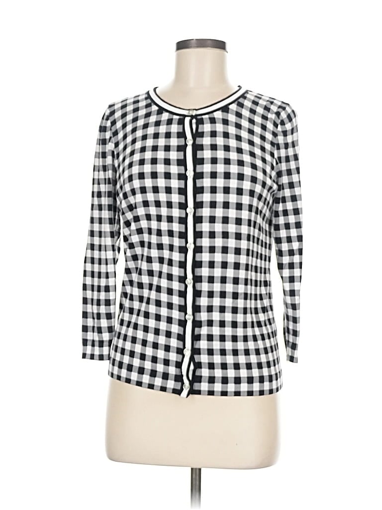 Pre-owned Talbots Outlet Cardigan Sweater In White