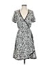 Slate & Willow 100% Polyester Animal Print Ivory Cocktail Dress Size S - photo 1
