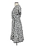 Slate & Willow 100% Polyester Animal Print Ivory Cocktail Dress Size S - photo 5