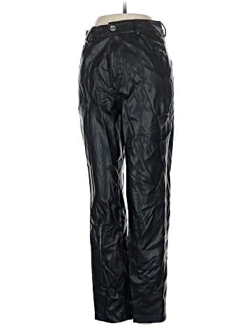 Zara Faux Leather Pants (view 1)