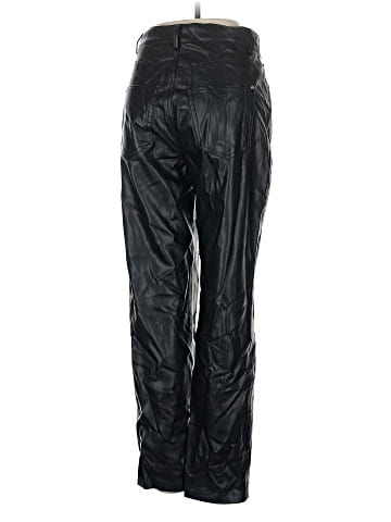 Zara Faux Leather Pants (view 2)
