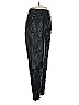 Zara 100% Polyester Black Faux Leather Pants Size 6 - photo 4