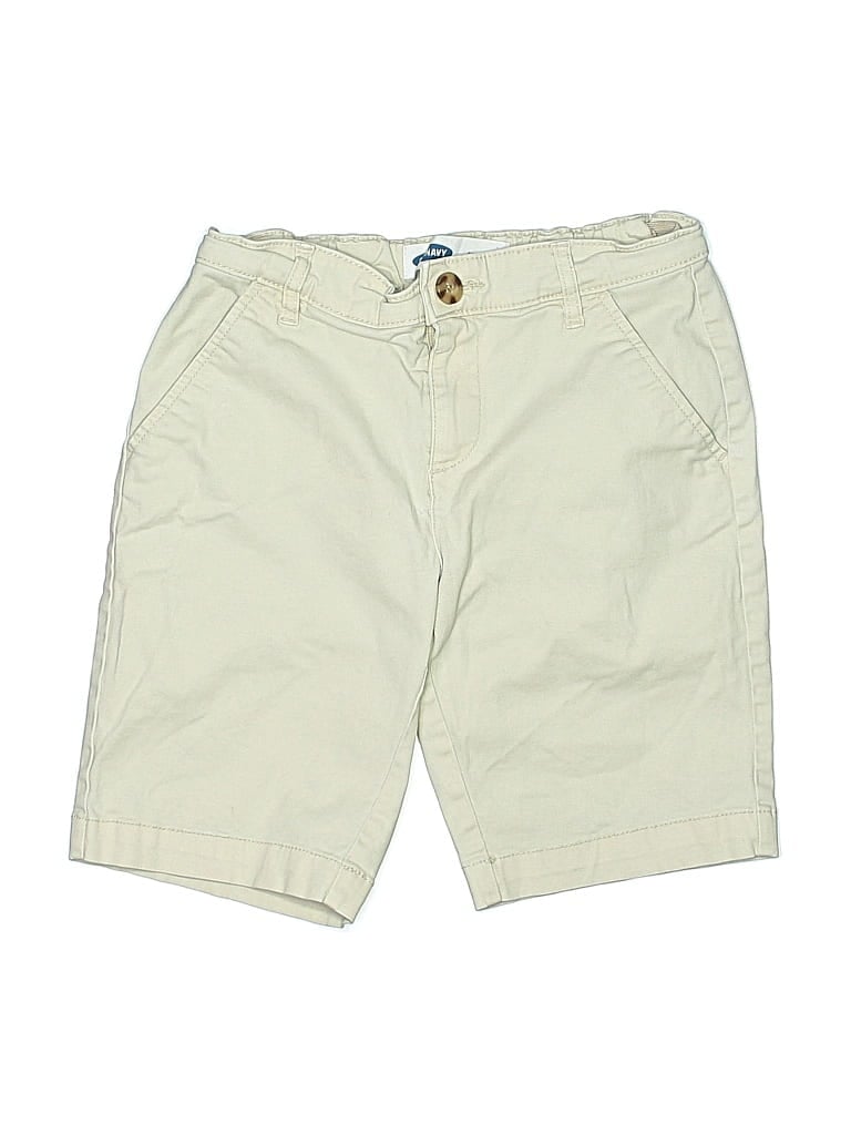Pre-owned Old Navy Kids' Khaki Shorts In White