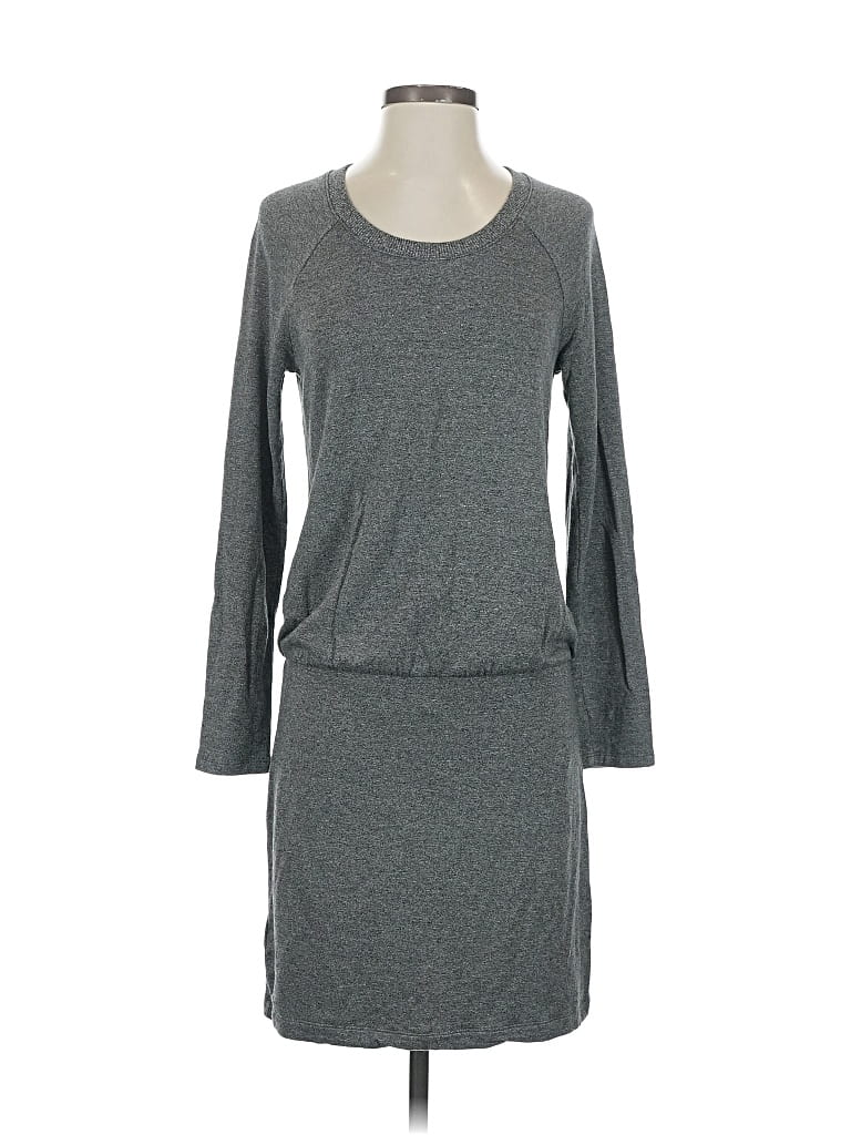 Pre-owned Lou & Grey Casual Dress In Gray