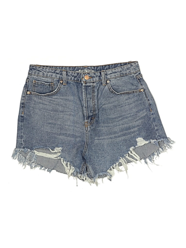 Click to view more detailed imagery on our partner's website Pre-owned Wild Fable Denim Shorts In Blue