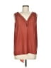 Catherine Malandrino 100% Polyester Orange Sleeveless Blouse Size M - photo 1