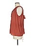Catherine Malandrino 100% Polyester Orange Sleeveless Blouse Size M - photo 5
