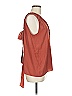 Catherine Malandrino 100% Polyester Orange Sleeveless Blouse Size M - photo 4