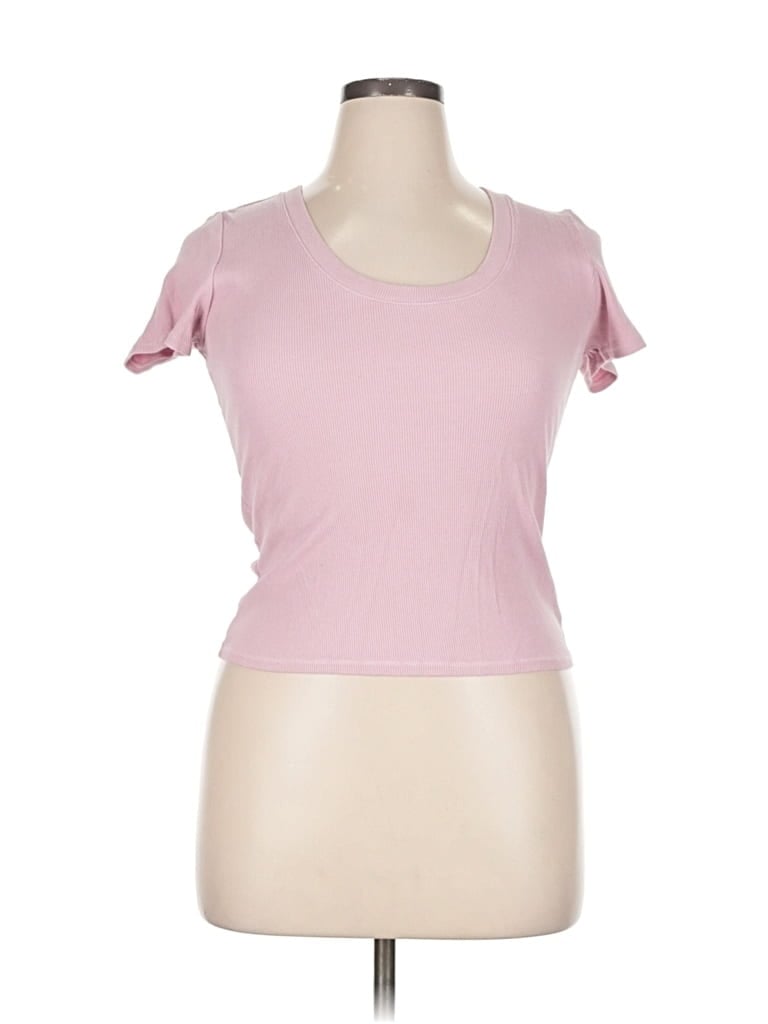 Click to view more detailed imagery on our partner's website Pre-owned Z Supply Short Sleeve T-shirt In Pink
