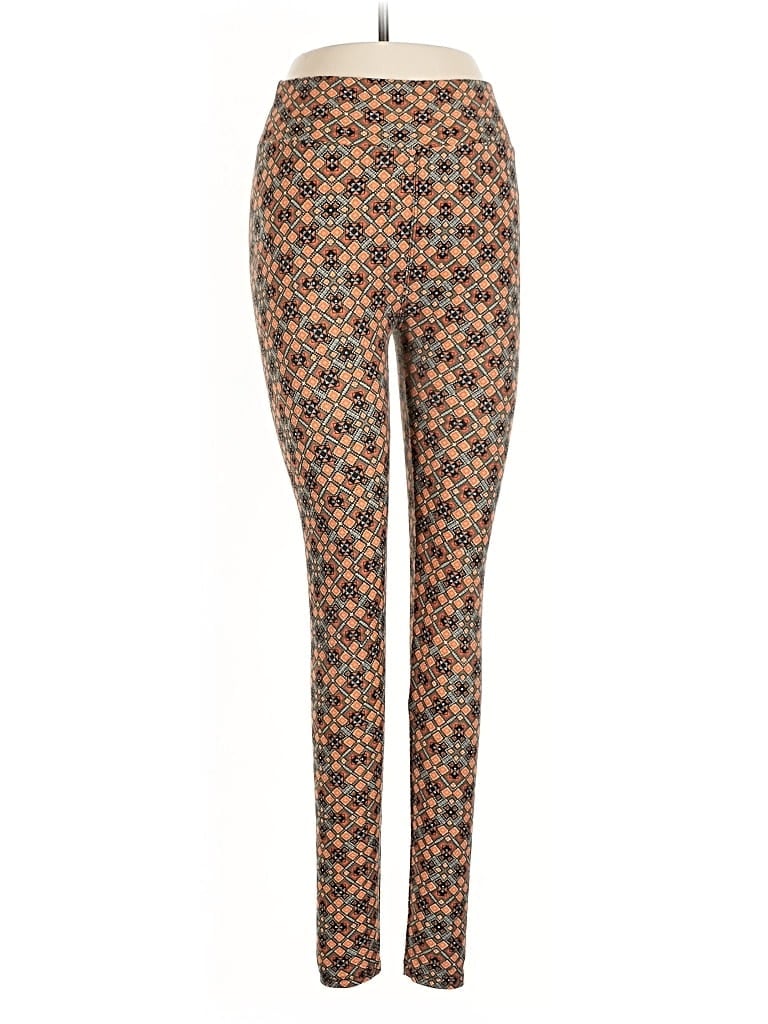 Pre-owned Lularoe Leggings In Brown