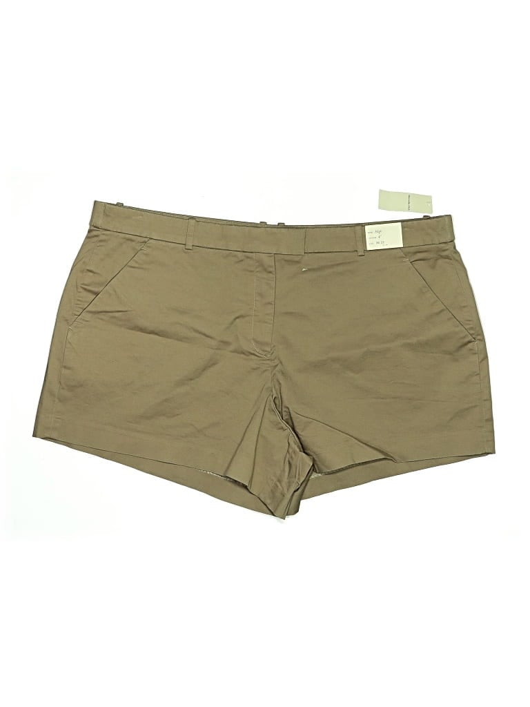 Pre-owned Abercrombie & Fitch Khaki Shorts In Green