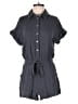 Anna Rae Solid Gray Romper Size XS - photo 1