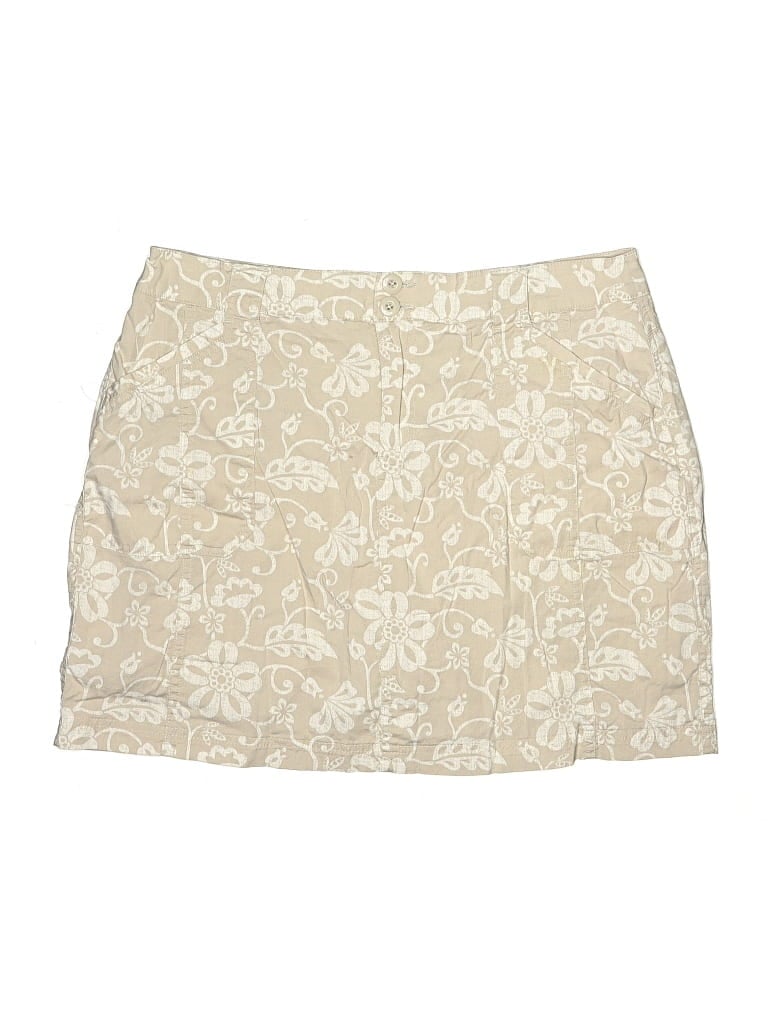 Pre-owned Dressbarn Casual Skirt In White