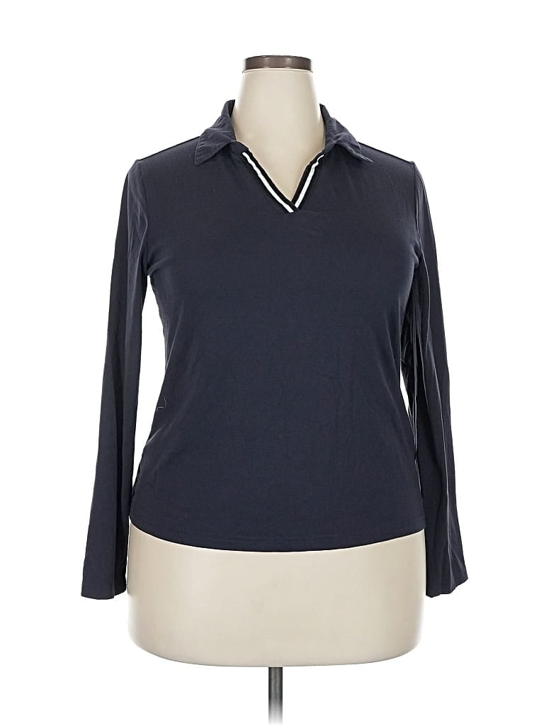 UNBRANDED Pre-owned Long Sleeve Blouse In Blue