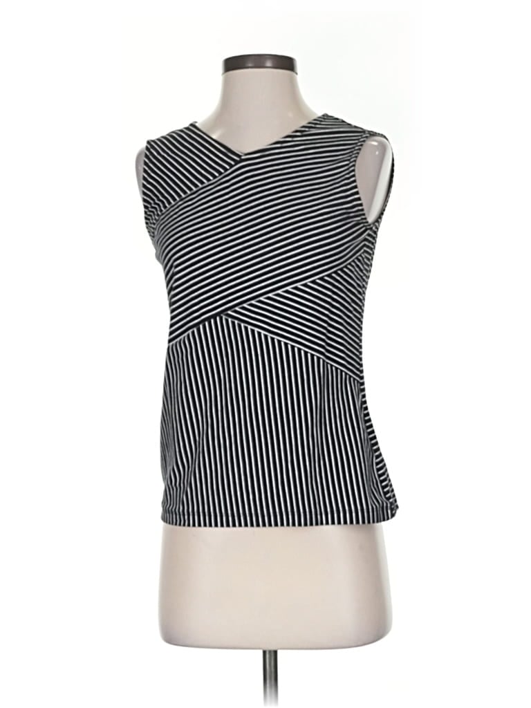 Pre-owned Tahari Sleeveless T-shirt In Black