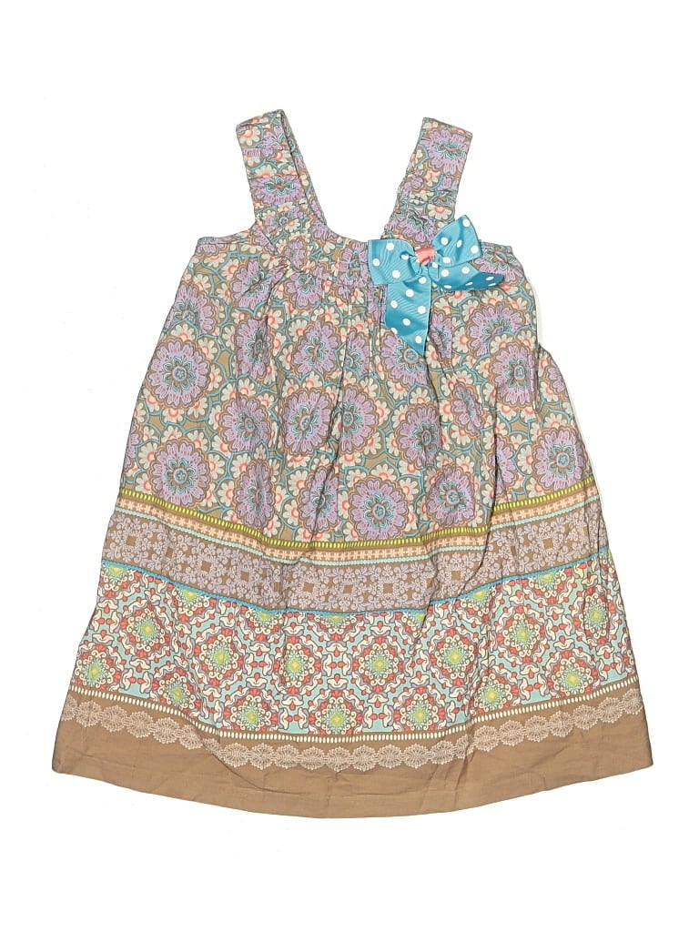 Pre-owned Bonnie Jean Kids' Dress In Brown