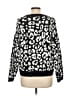 Scoop Animal Print Black Pullover Sweater Size L - photo 2