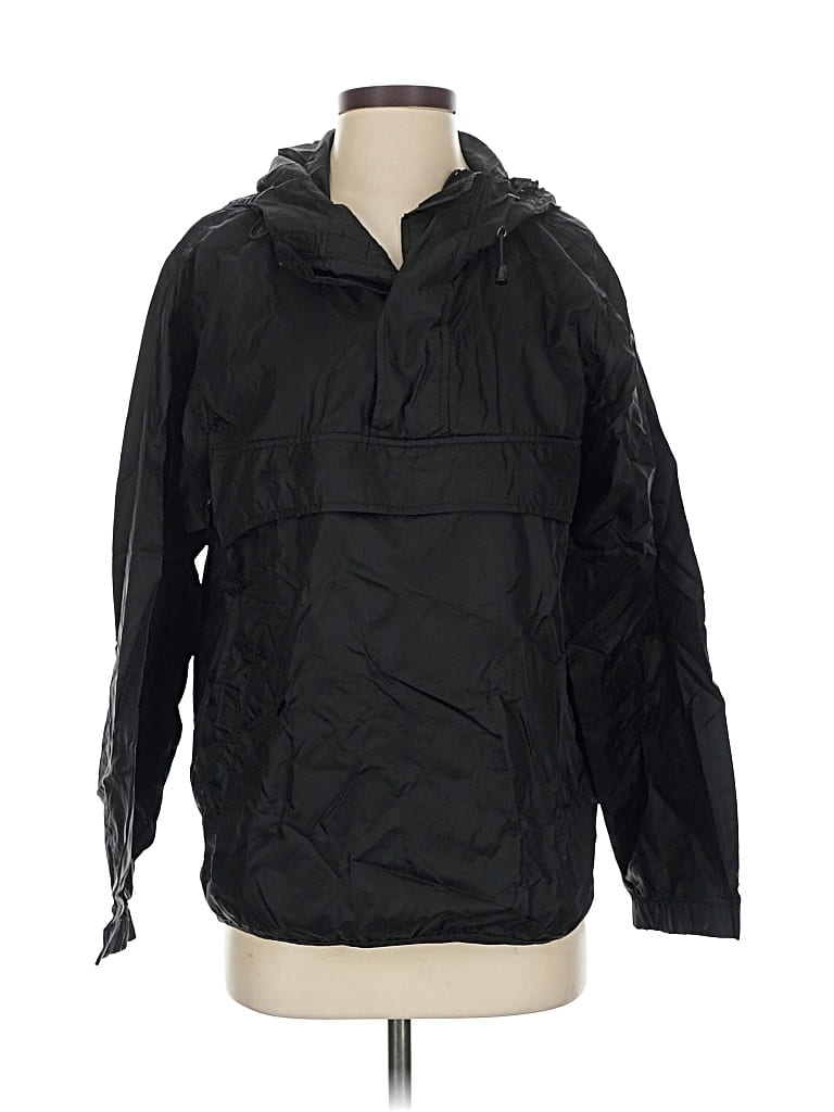 Pre-owned Gap Factory Store Windbreaker Jacket In Black
