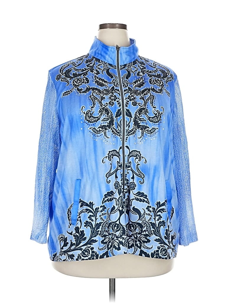 Pre-owned Assorted Brands Jacket In Blue