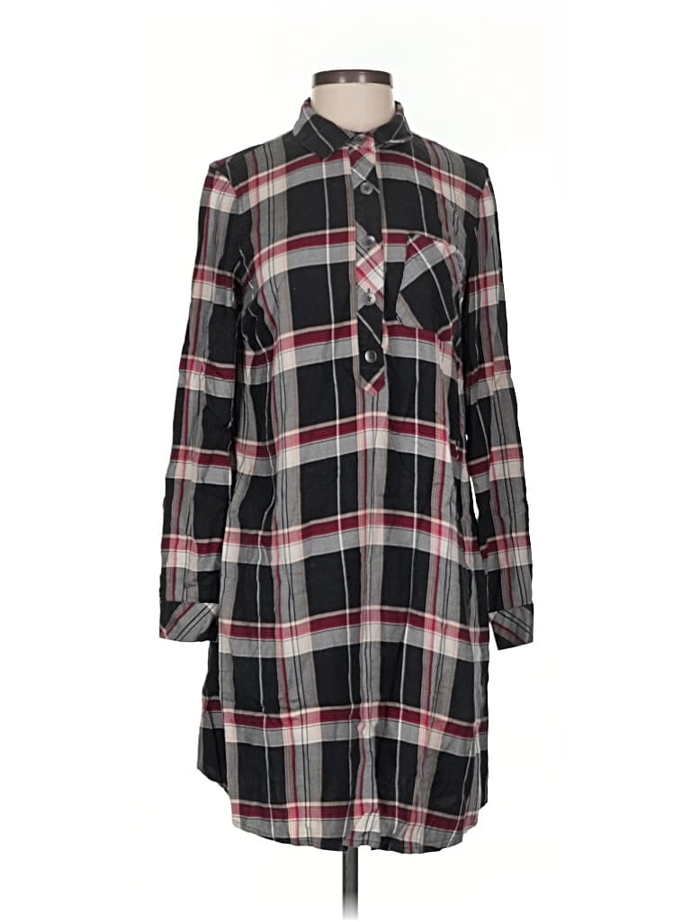 Pre-owned Jjill Casual Dress In Gray