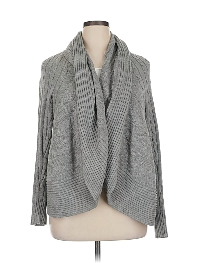 Pre-owned Chaps Kimono In Gray