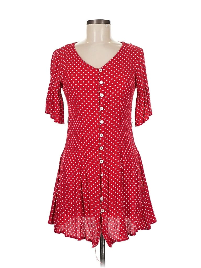 Pre-owned Assorted Brands Casual Dress In Red