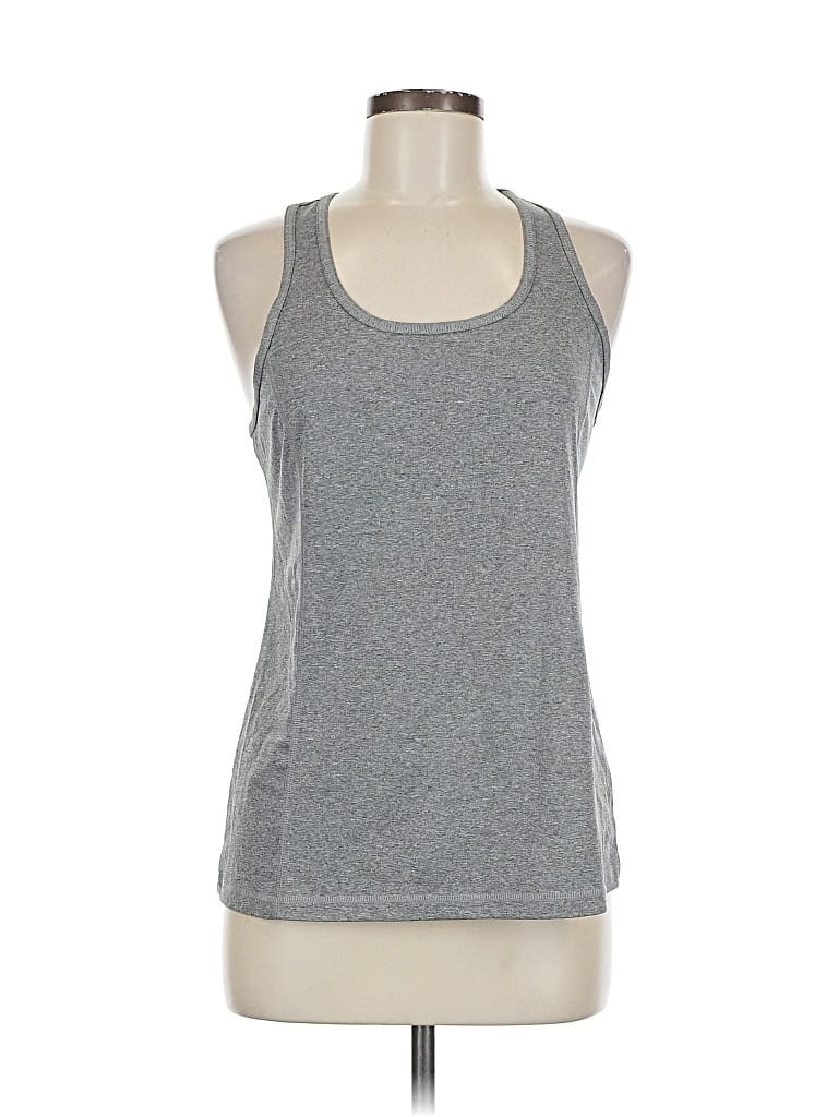 Pre-owned Danskin Now Active Tank Top In Gray
