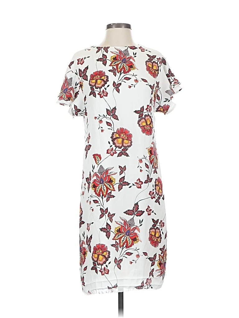 Pre-owned H&m Casual Dress In White