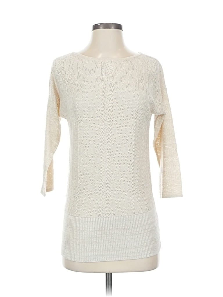 Pre-owned Catherine Catherine Malandrino Pullover Sweater In White